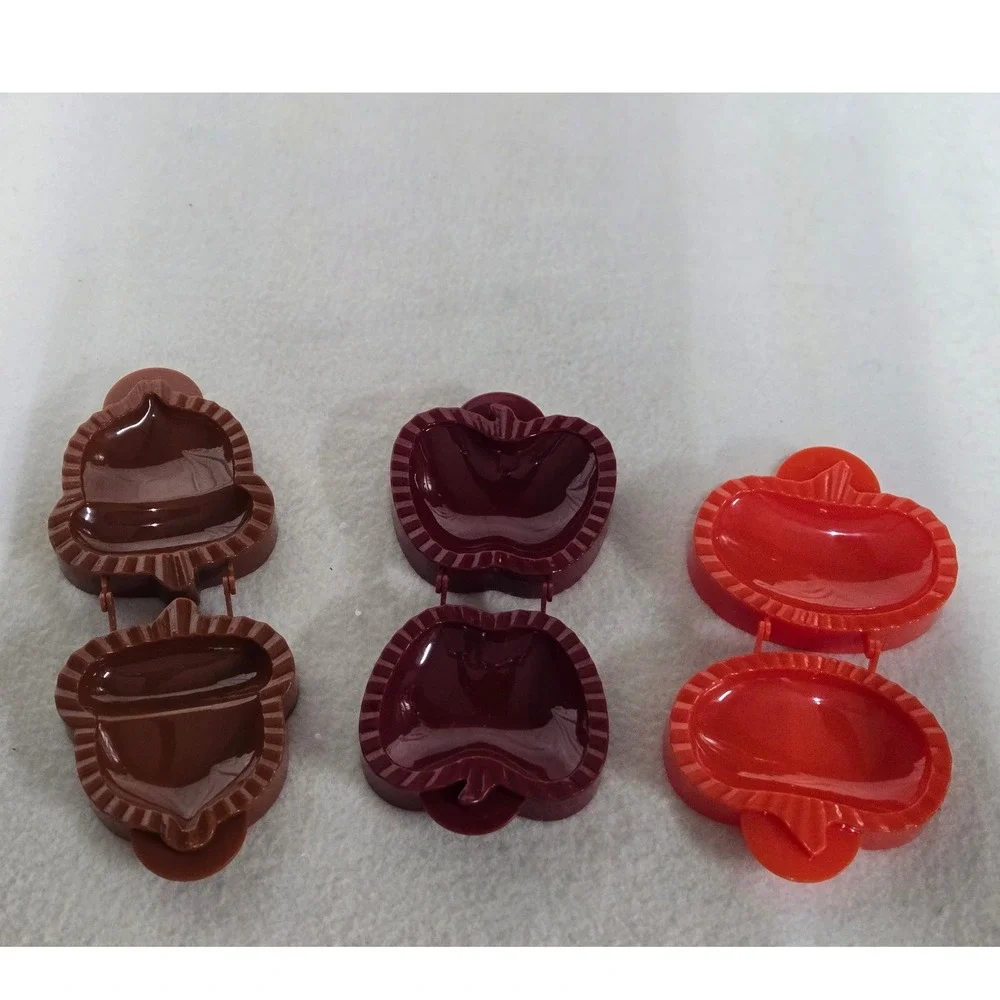 New Fall Hand Pie Molds Set 3 Apple Pumpkin Acorn Pastry Press Baking Tools